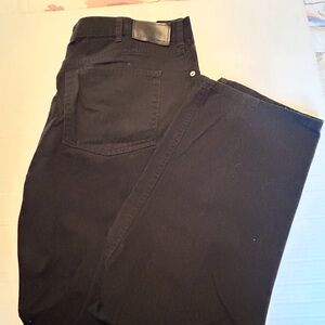 Calvin Klein Jeans Men's Dark Black Straight Jeans